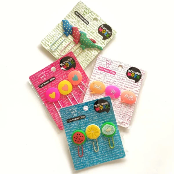 Clips Mooving fun paper clips