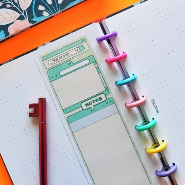 Mini Notas (7,5 x 21 cm) Pixel