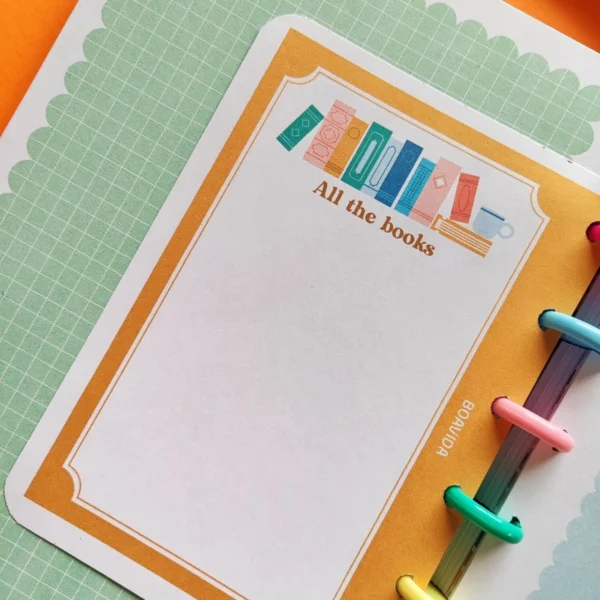 Notas A6 - "All the books "