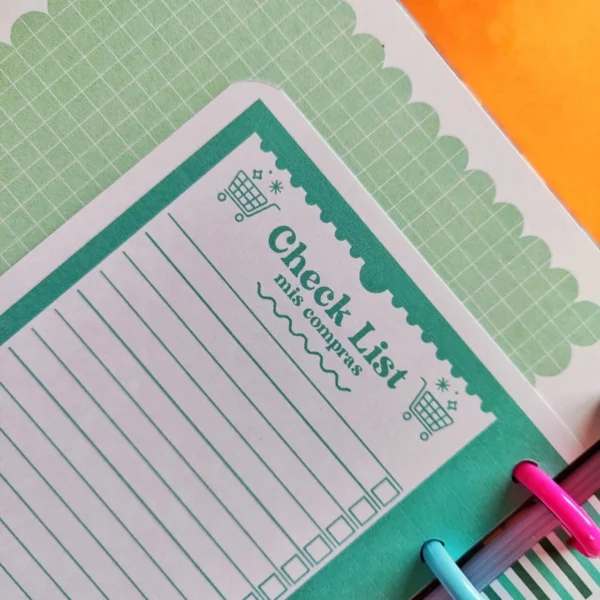 Notas A6 - "Check List mis compras "