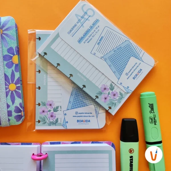 Notas A6 - "Flores Violetas"