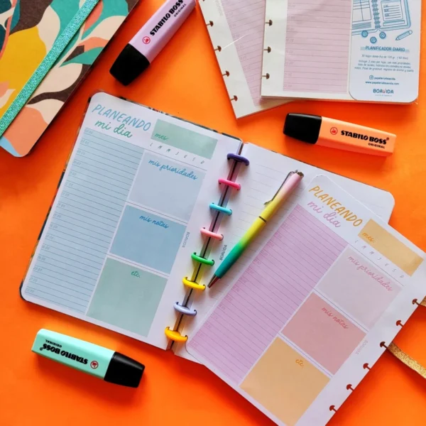 Planner Diario A5 - "Planeando mi día"