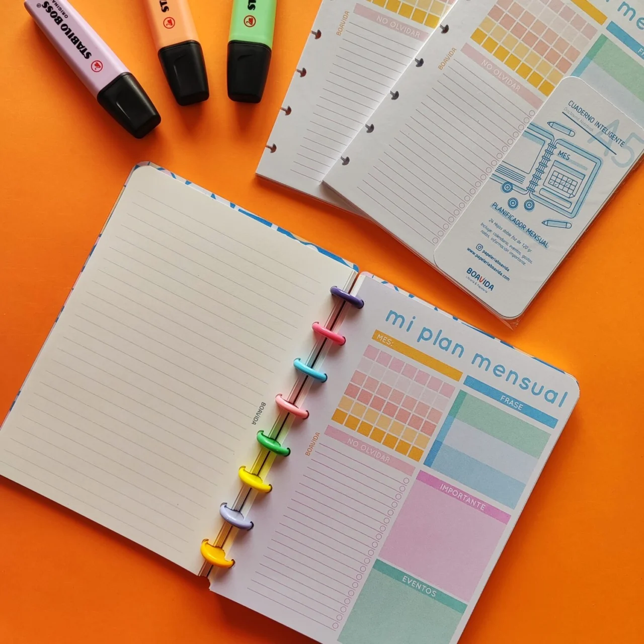Planner Mensual A5 - "Pastelito"
