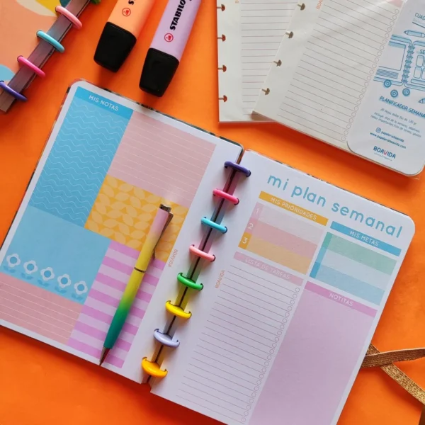 Planner Semanal A5 - "Mi plan semanal Pastel"