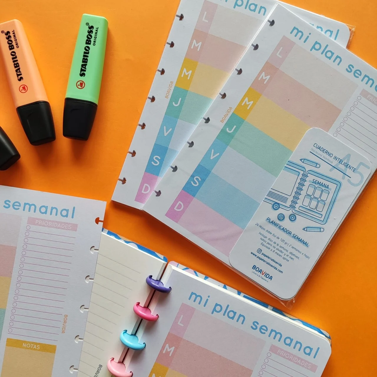 Planner Semanal A5 - "Plan semanal Pastelito"