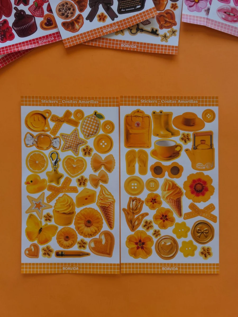 Sticker Cositas Amarillas