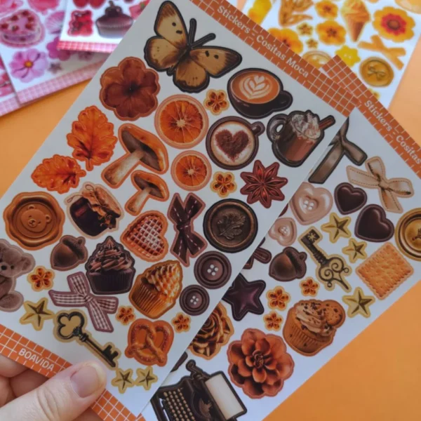 Sticker Cositas Moca