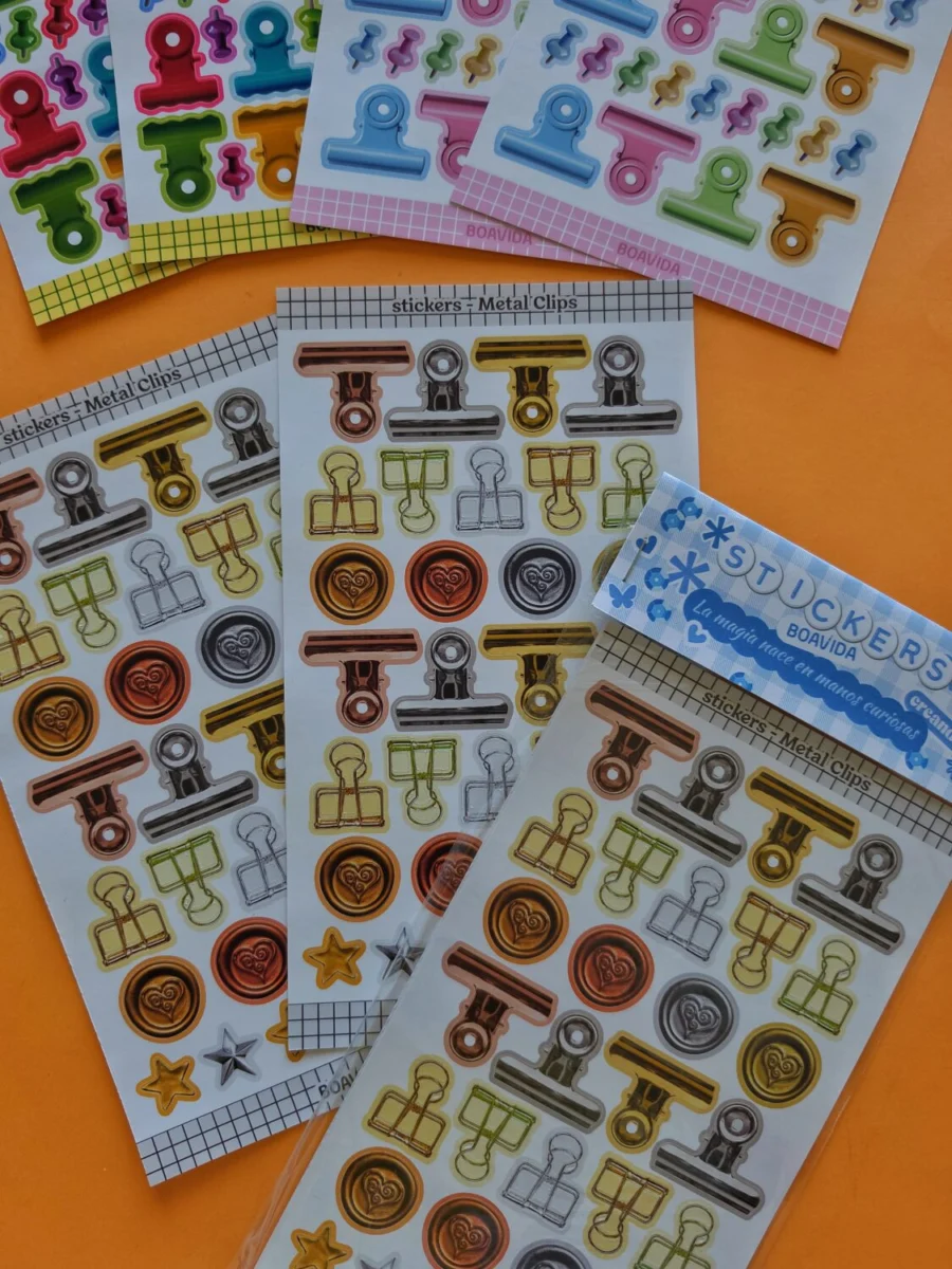 Sticker - Metal Clips